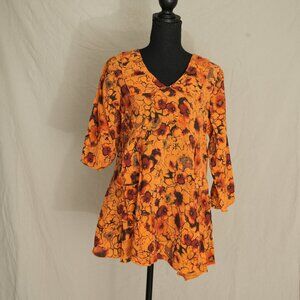 Vintage Boho Floral Mini Dress